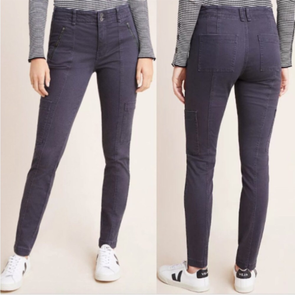 NWT Anthropologie Jefferson Slim Utility Cargo Pants Moto